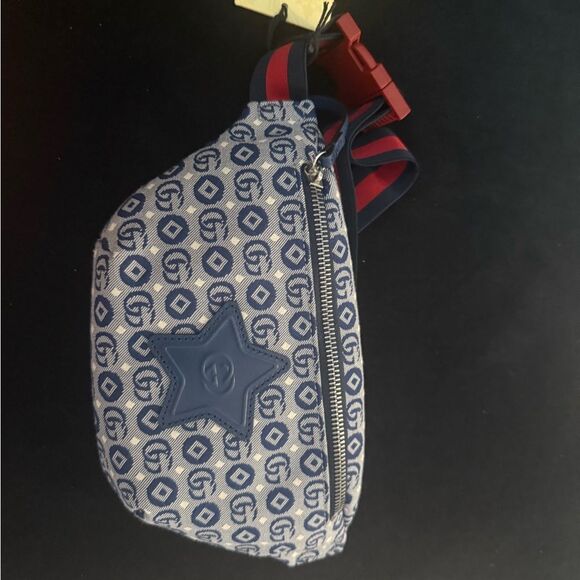 Brand new with box GG geometric-jacquard canvas belt bag - Picture 2 of 10